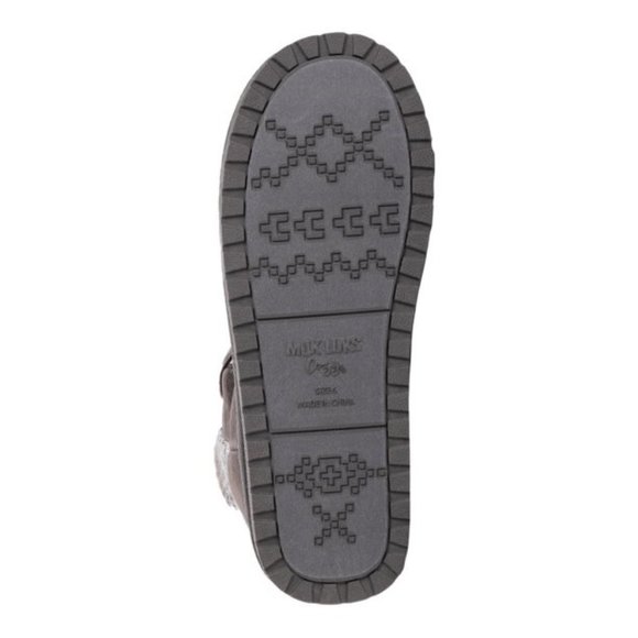 MUK LUKS Melba Faux Fur Lined Lace up Bootie NWT - Picture 4 of 4